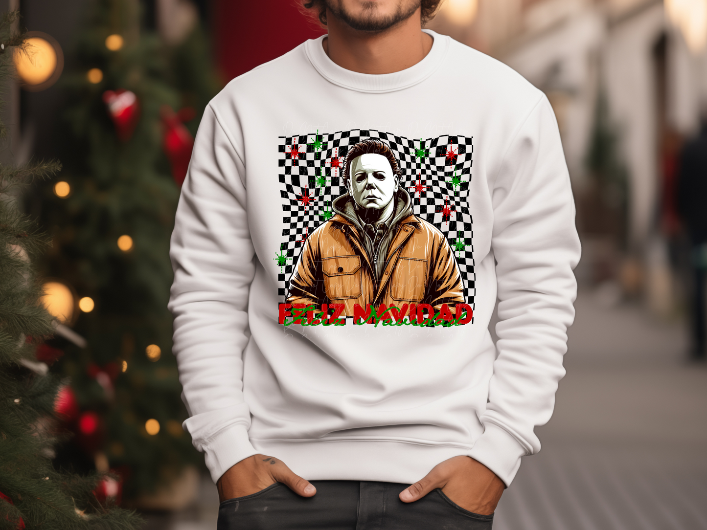 Christmas Horror Michael Myers Feliz Navidad Shirt