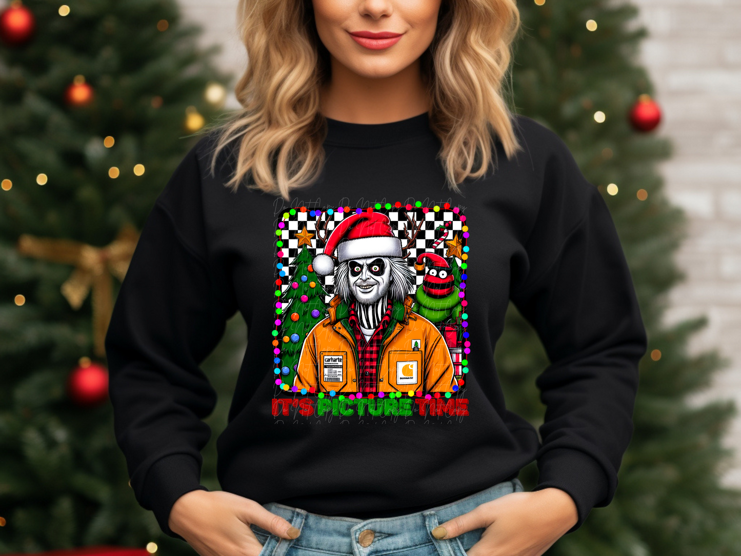Christmas Horror Beetlejuice It's Picture Time Shirt