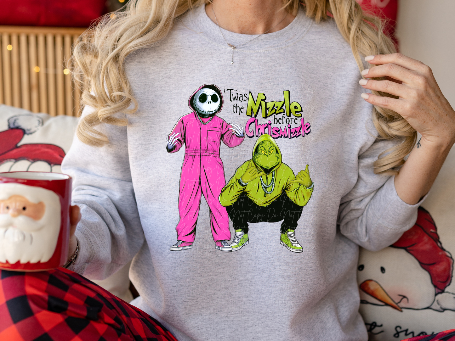 The Mean One and Jack Twas The Nizzle Before Chrismizzle Shirt