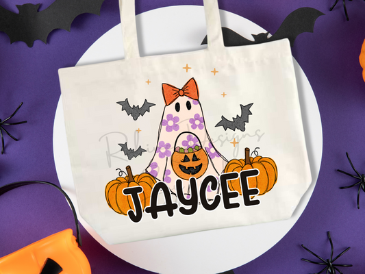 Halloween Custom Girl Candy Tote Bag