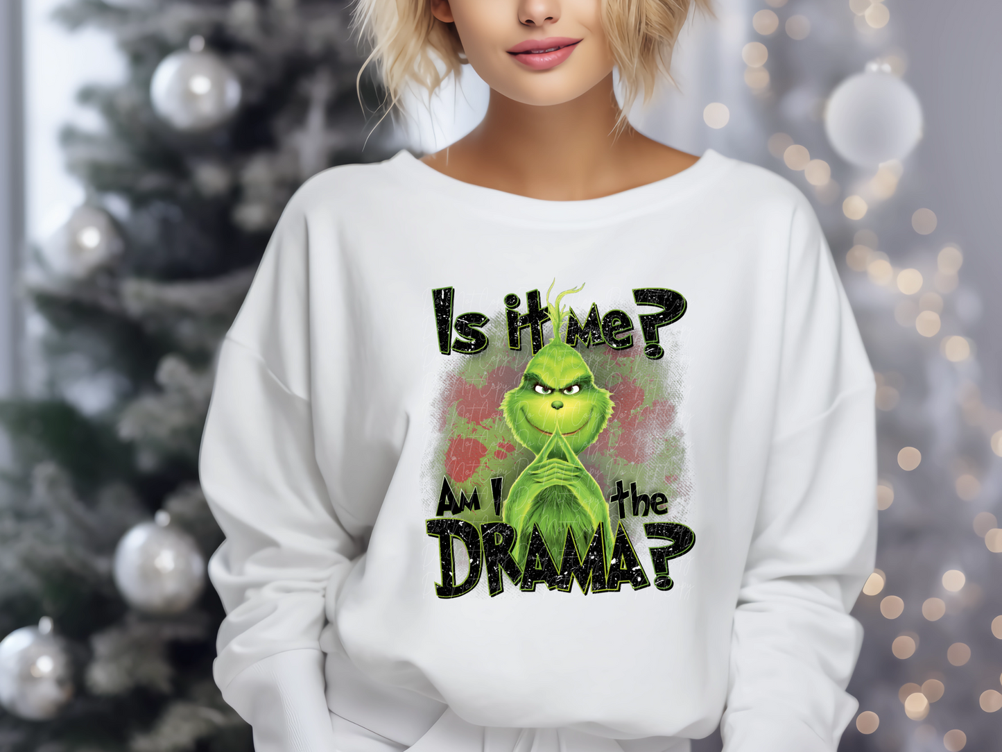 Green Mean One Is It Me Am I The Drama DTF Transfers - KPI1016