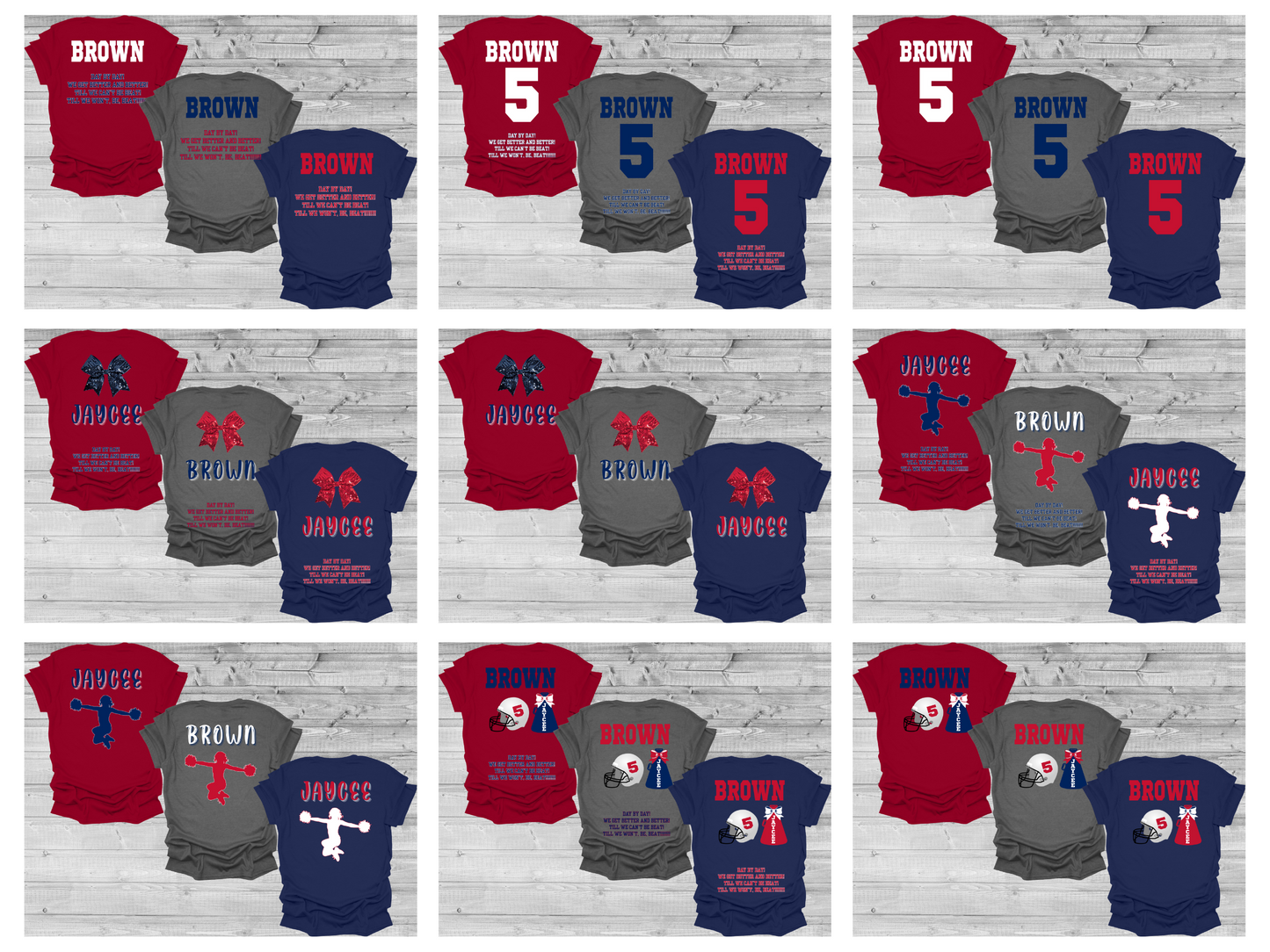 VCJF Football and Cheer Design 2 - Youth