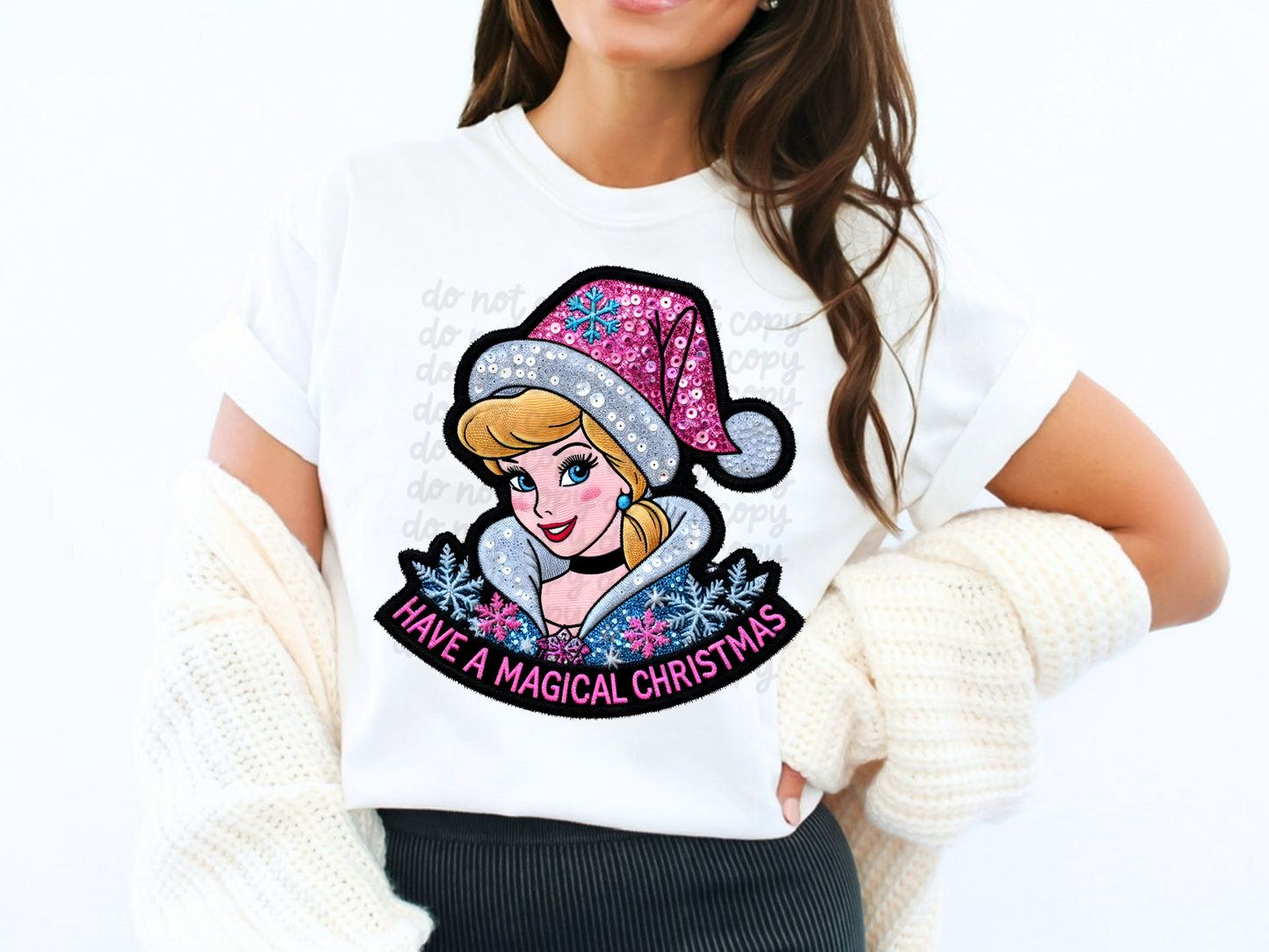 Have A Magical Christmas Sequin Christmas DTF Transfers - CST1003