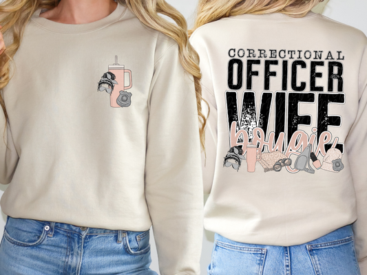 Correctional Officer Wife Bougie DTF Transfer - TED1091