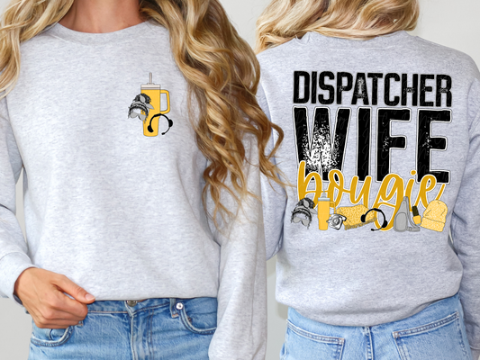 Dispatcher Wife Bougie DTF Transfer - TED1095