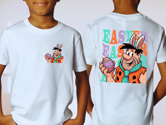 Fred Flintstone Easter DTF Transfer - KPI1319