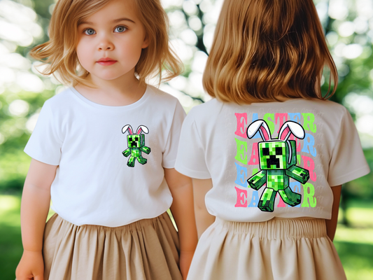 Minecraft Pink Easter DTF Transfer - KPI1329