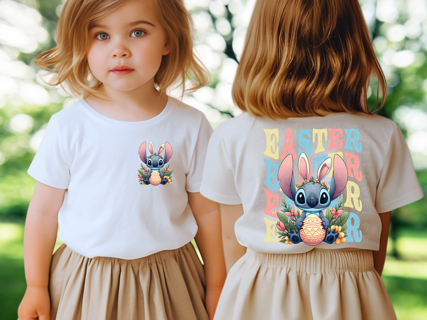 Stitch Easter DTF Transfer - KPI1349