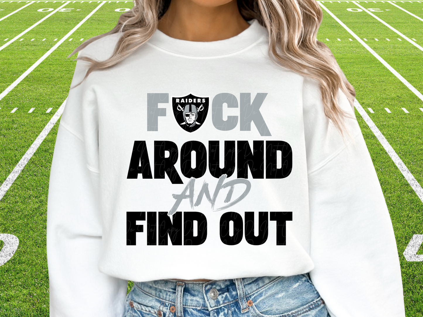 Las Vegas Raiders F Around and Find Out FAAFO Pro Football DTF Transfer - KPI1104