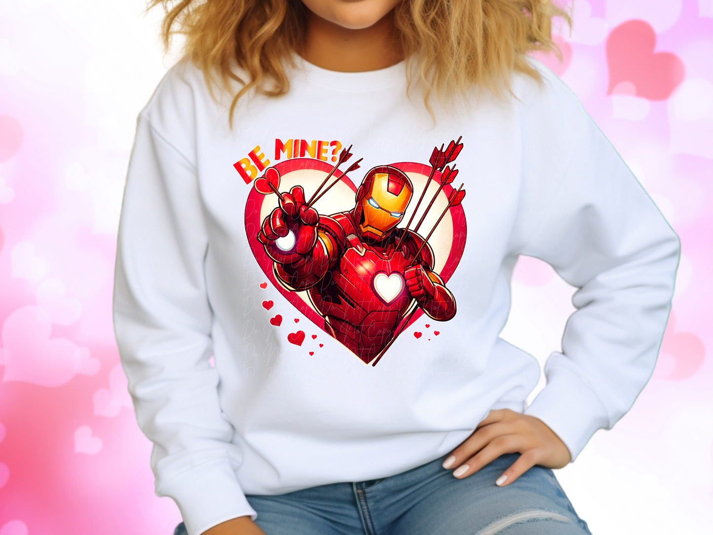 Be Mine Iron Man Valentine's Day Sweatshirt