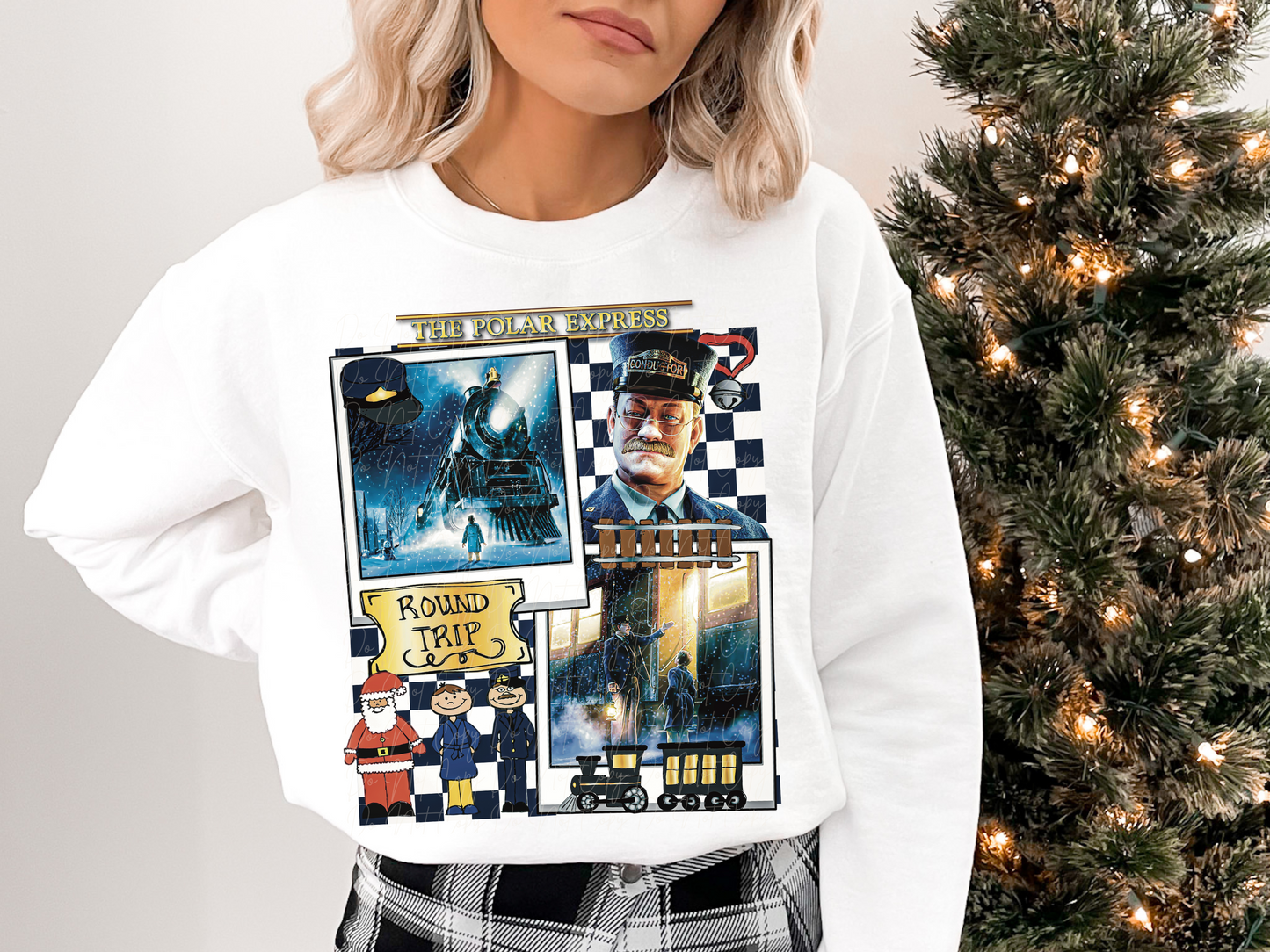 The Polar Express Round Trip Ticket Christmas DTF Transfers - KPI1028