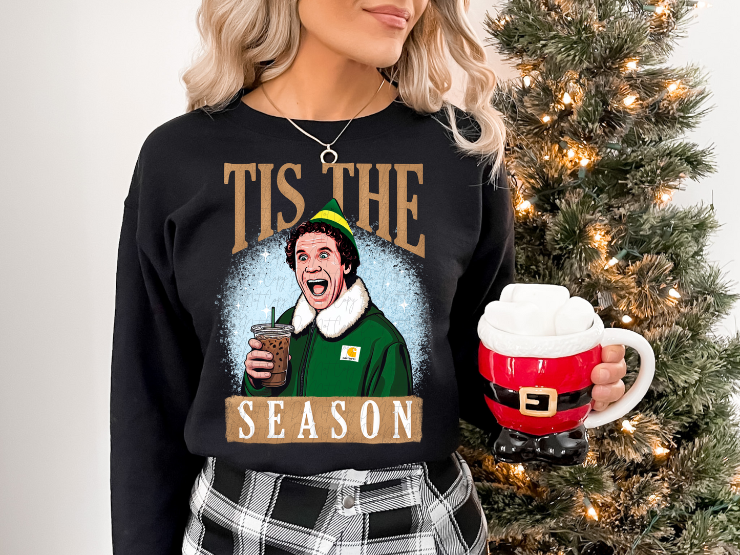 Tis The Season Buddy The Elf Christmas DTF Transfers - KPI1113