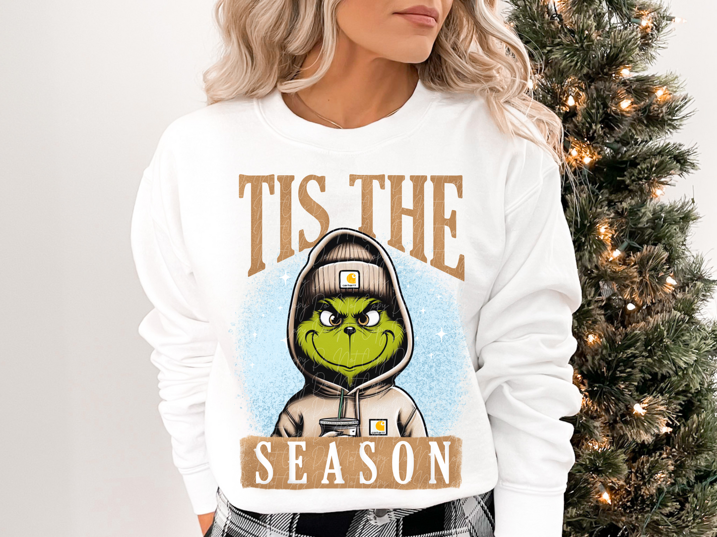 Tis The Season Mean Green One Christmas DTF Transfers - KPI1119