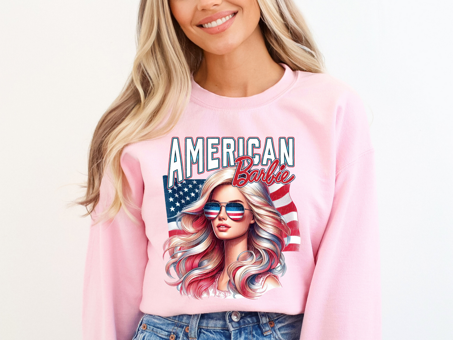 American Barbie America DTF Transfer - KPI1496