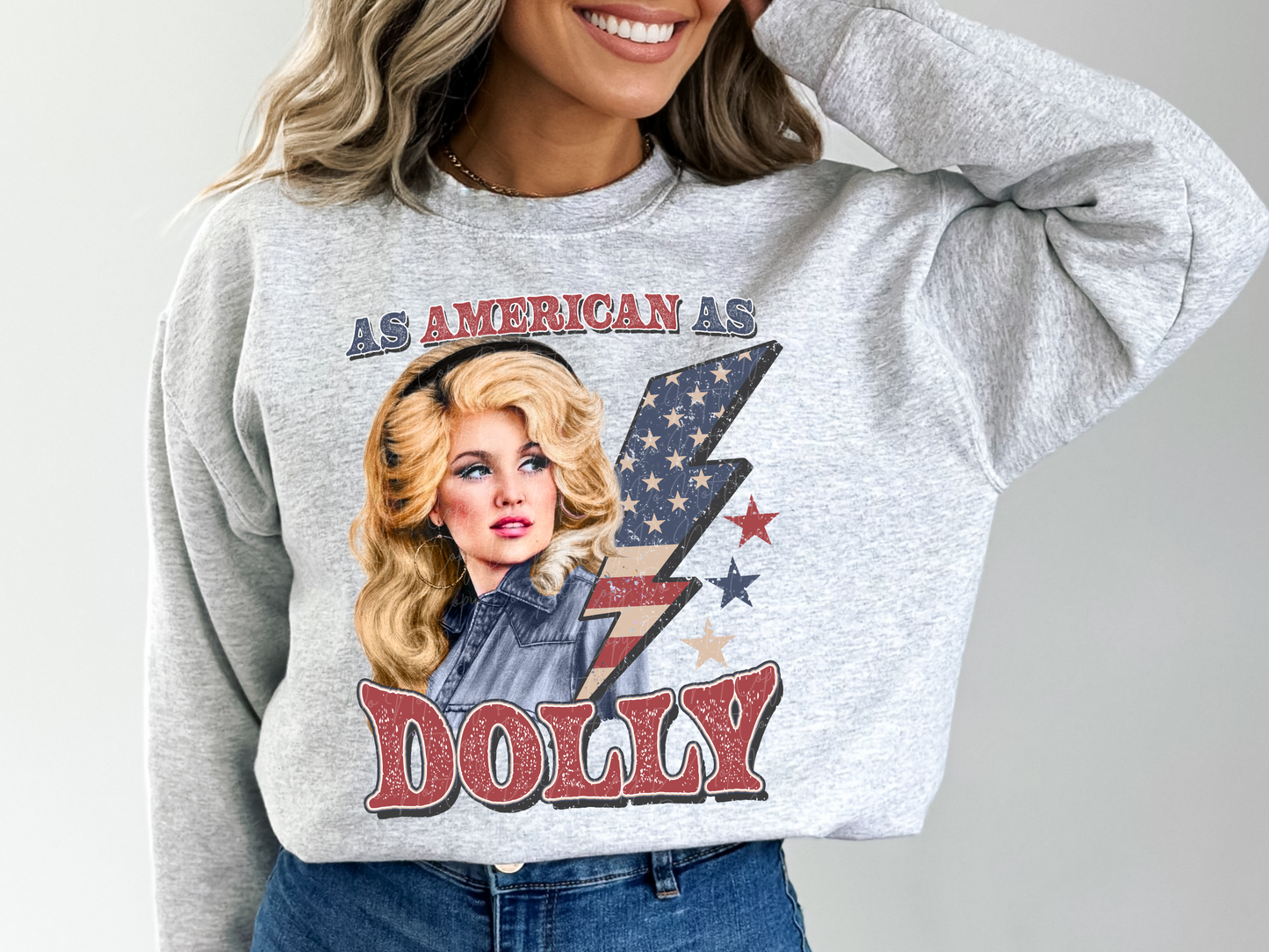 As American As Dolly America DTF Transfer - KPI1500