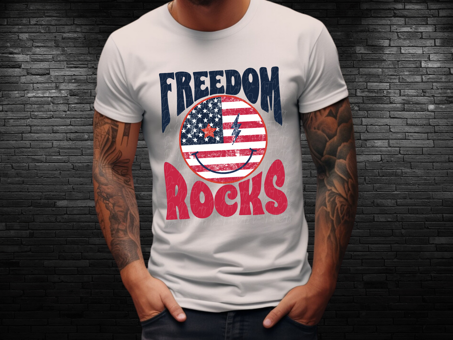 Freedom Rocks America DTF Transfer - KPI1509
