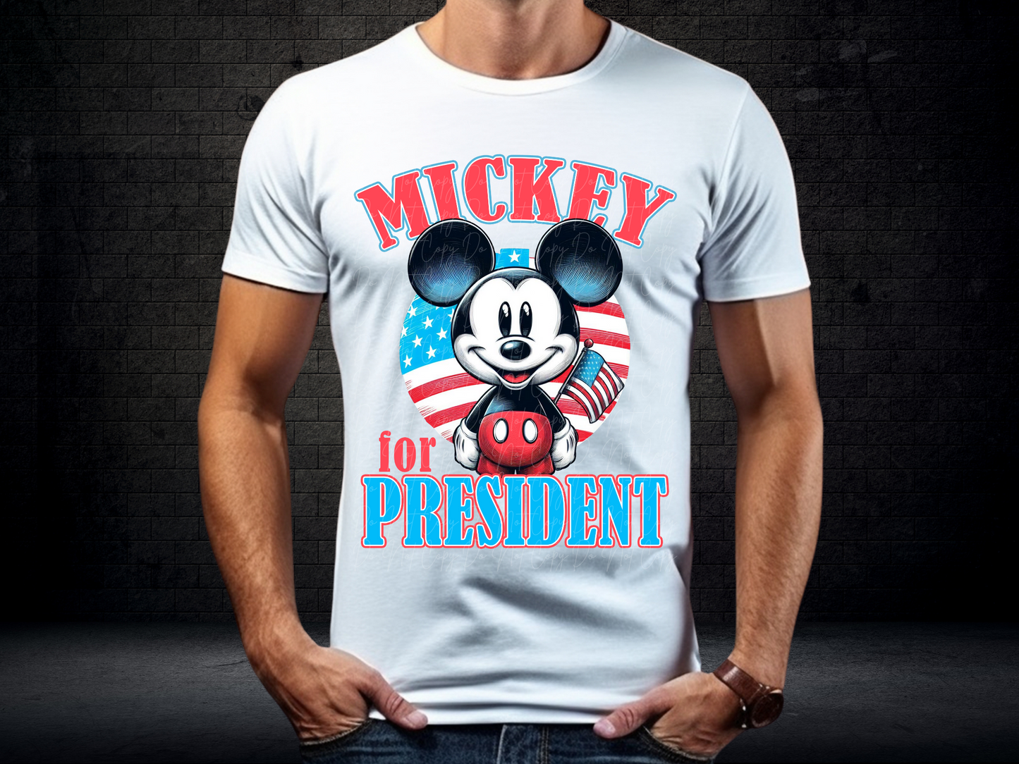 Mickey For President America DTF Transfer - KPI1533