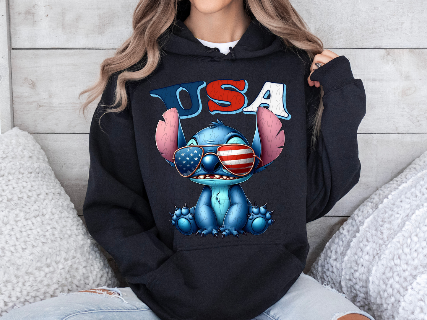 Stitch USA America DTF Transfer - KPI1542