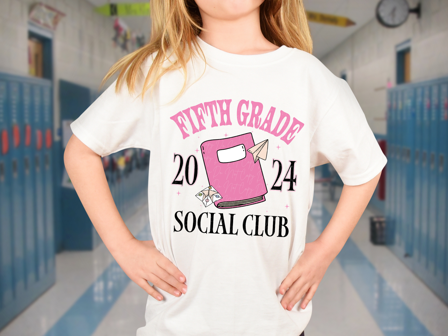 Fifth Grade 2024 Social Club Notebook School DTF Transfer - KPI1613