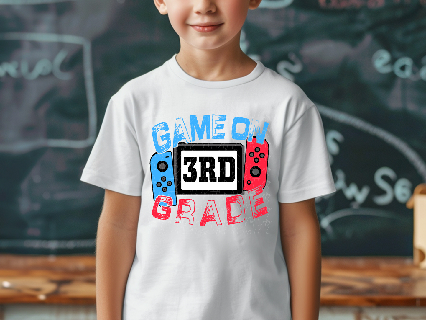 Game On 3rd Grade School DTF Transfer - KPI1624