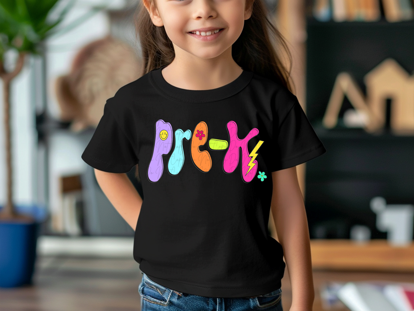 Pre-K Neon School DTF Transfer - KPI1651
