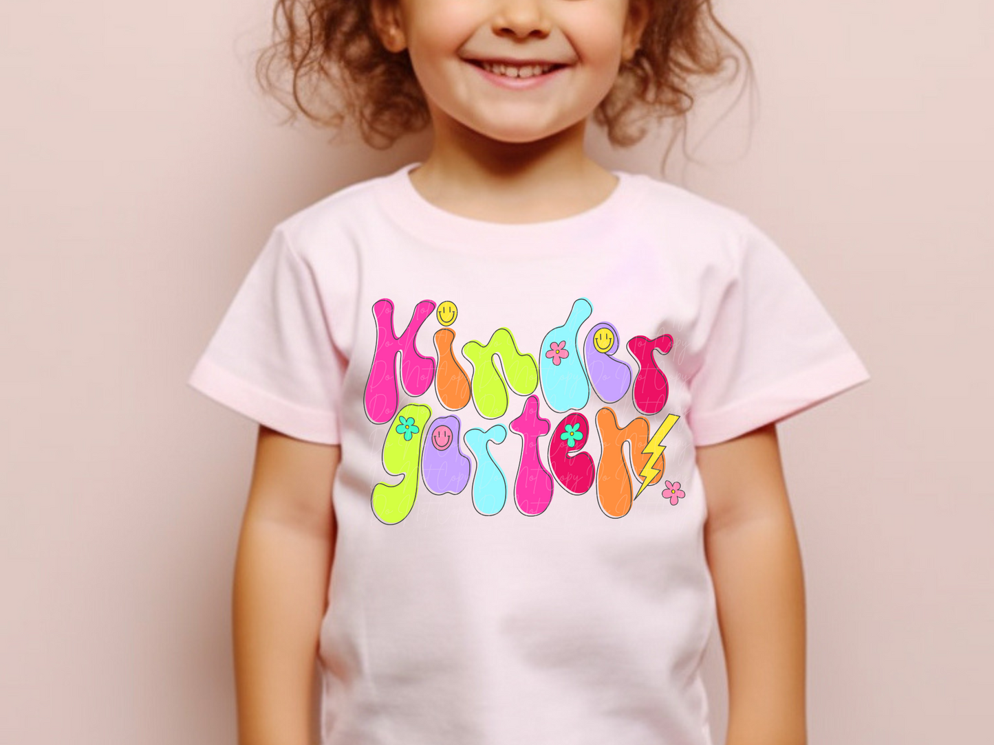 Kindergarten Neon School DTF Transfer - KPI1652