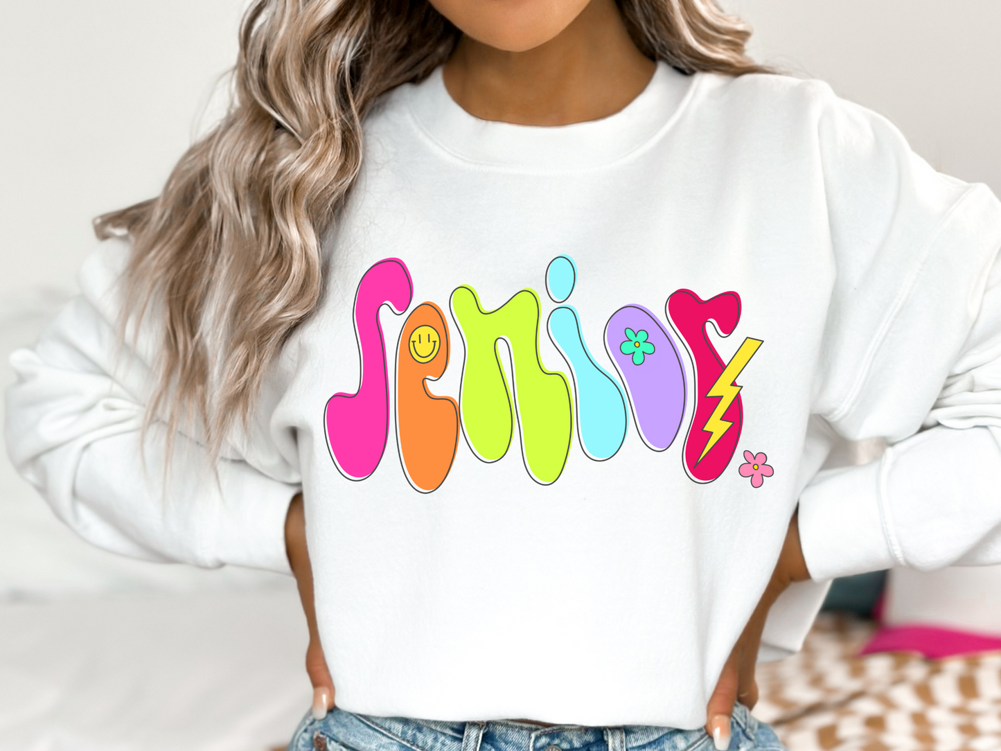 Senior 12th Grade Neon School DTF Transfer - KPI1659