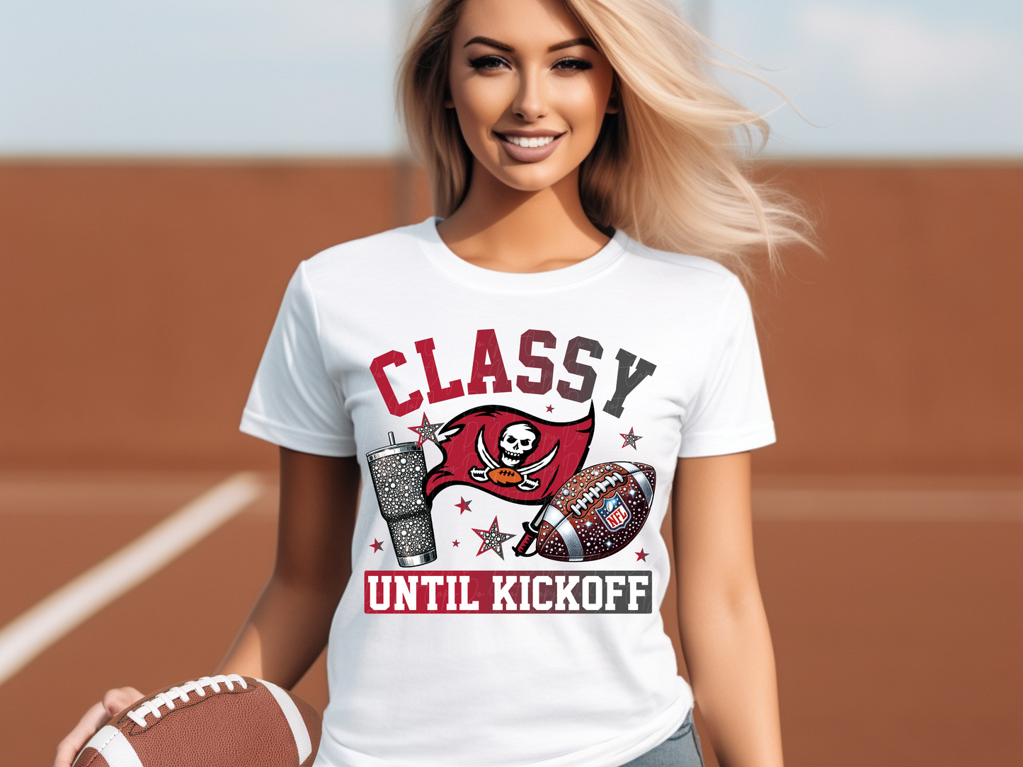 Tampa Bay Buccaneers Classy Until Kickoff Football DTF Transfer - KPI1667