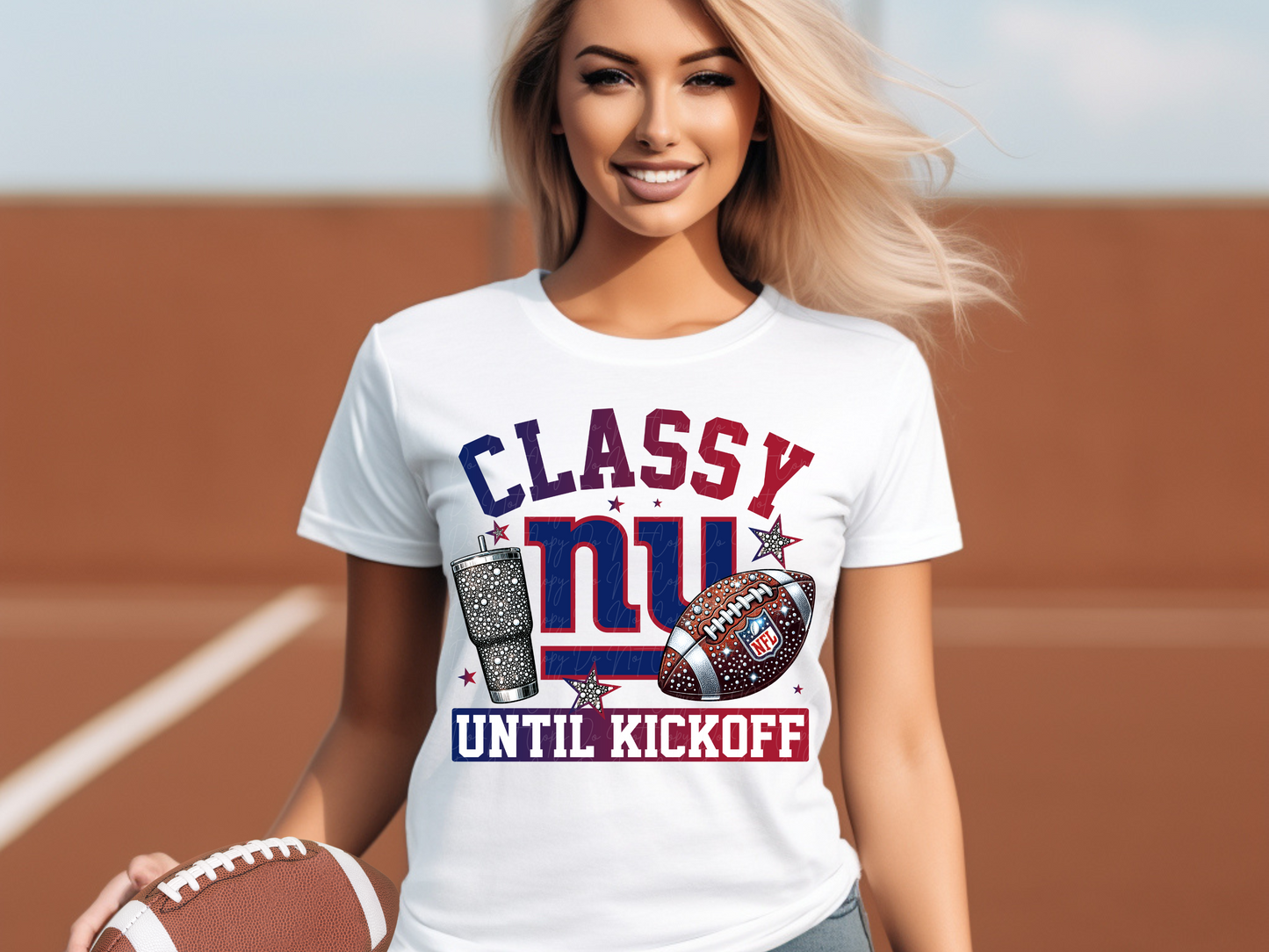 New York Giants Classy Until Kickoff Football DTF Transfer - KPI1678