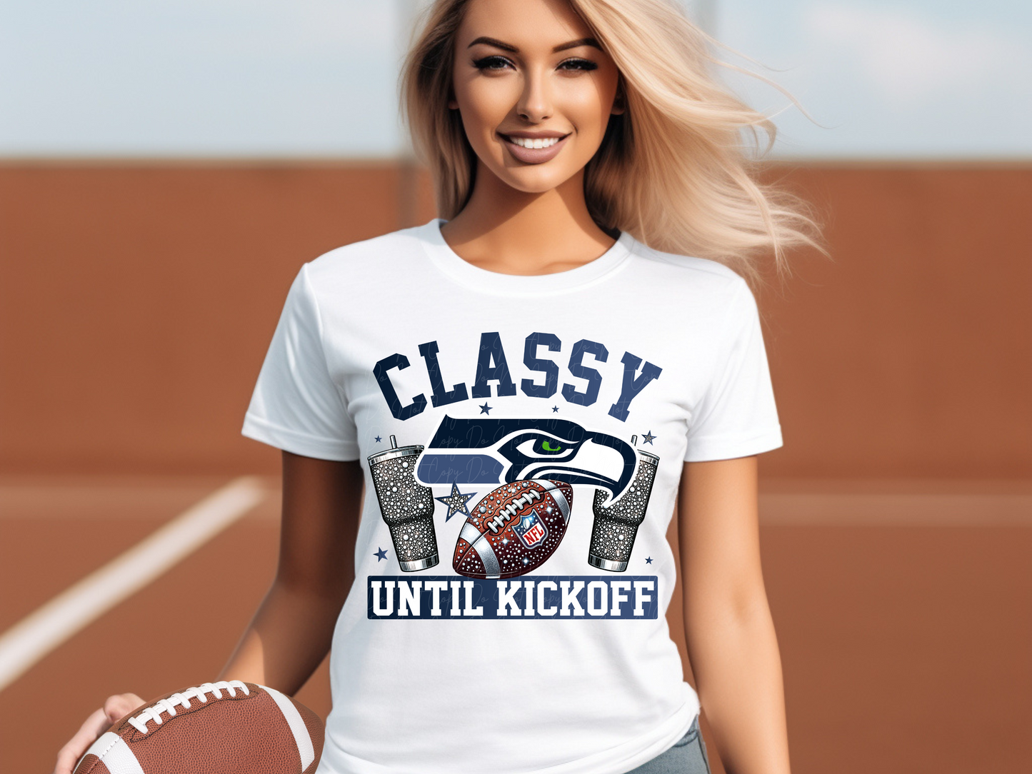 Seattle Seahawks Classy Until Kickoff Football DTF Transfer - KPI1689