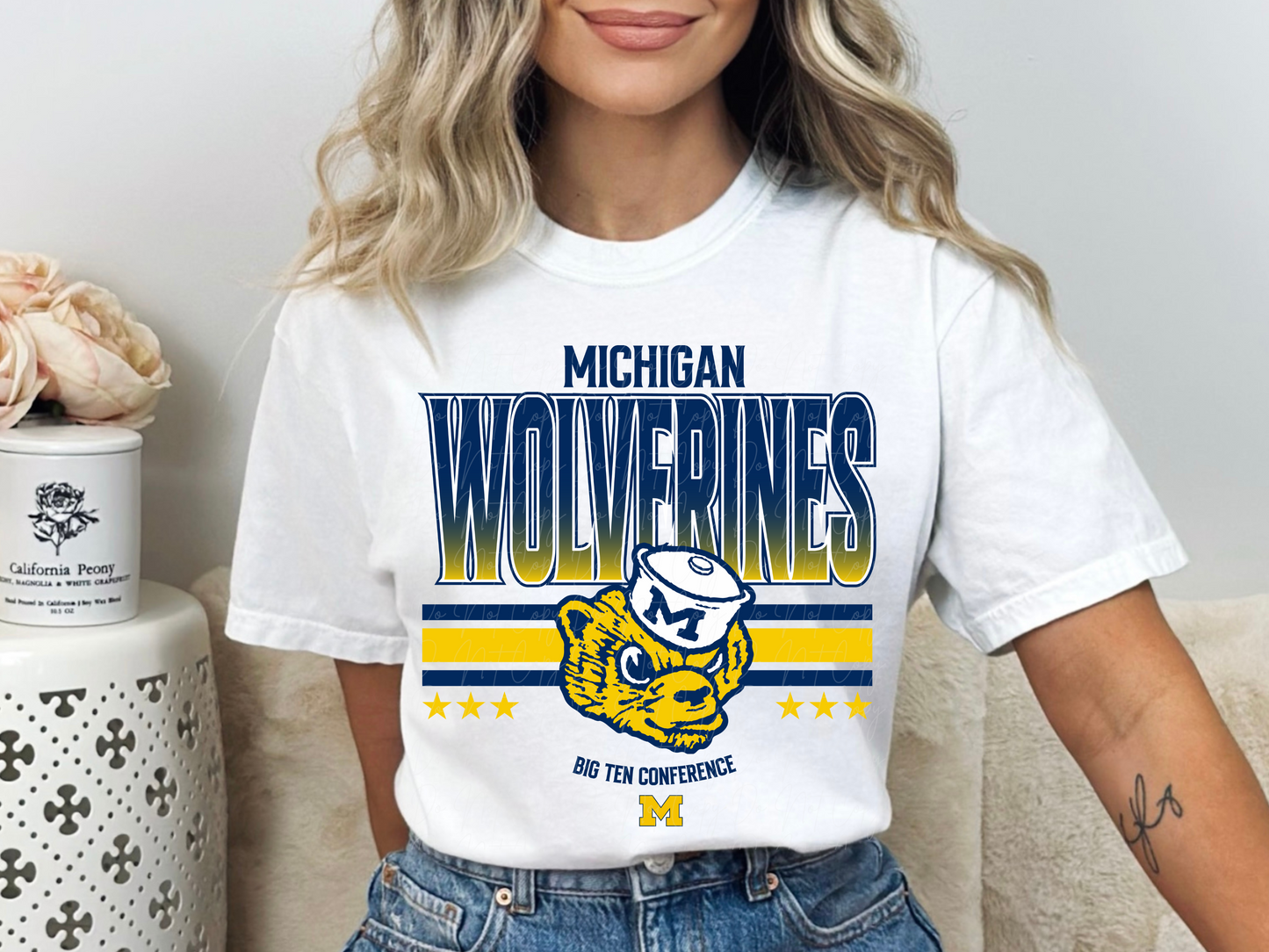 Michigan Wolverines College Football DTF Transfer - KPI1717