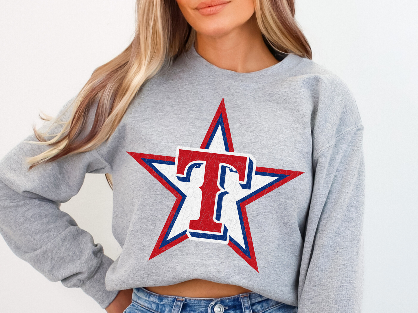 Texas Rangers Baseball DTF Transfer - KPI1856