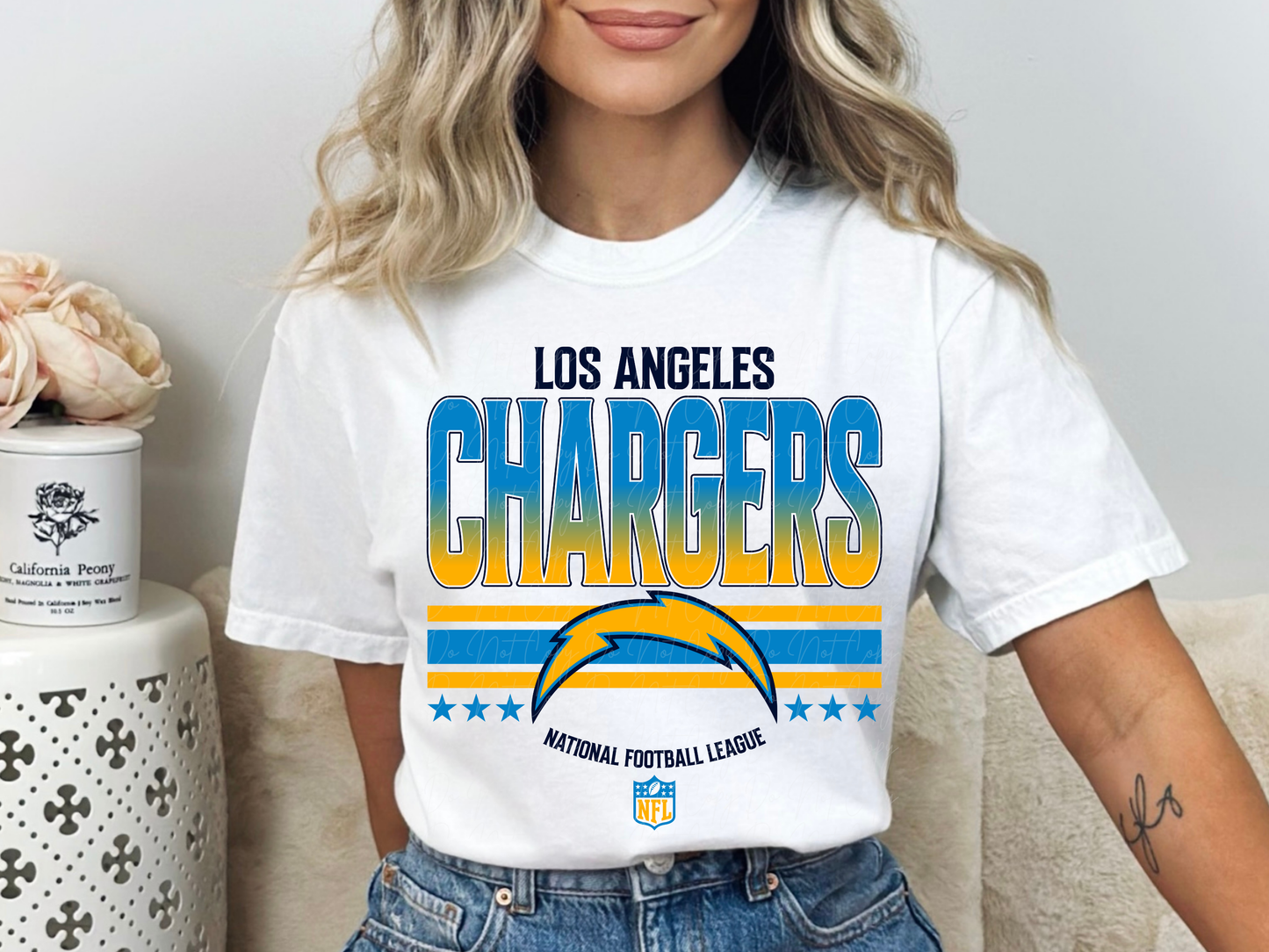 Los Angeles Chargers Football DTF Transfer - KPI2233