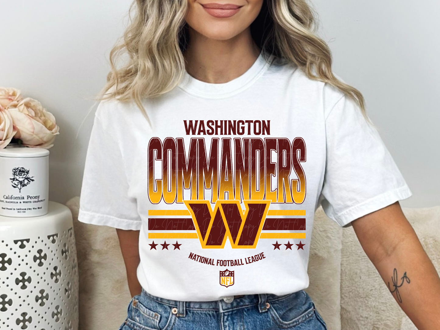 Washington Commanders Football DTF Transfer - KPI2241