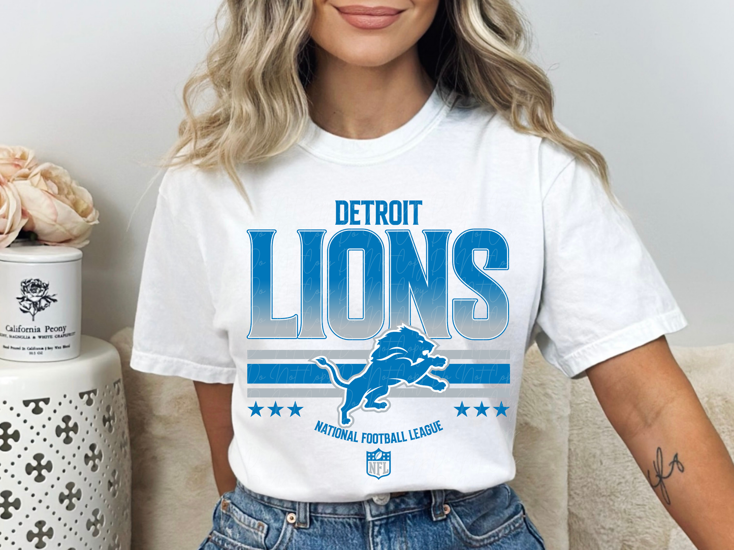 Detroit Lions Football DTF Transfer - KPI2257