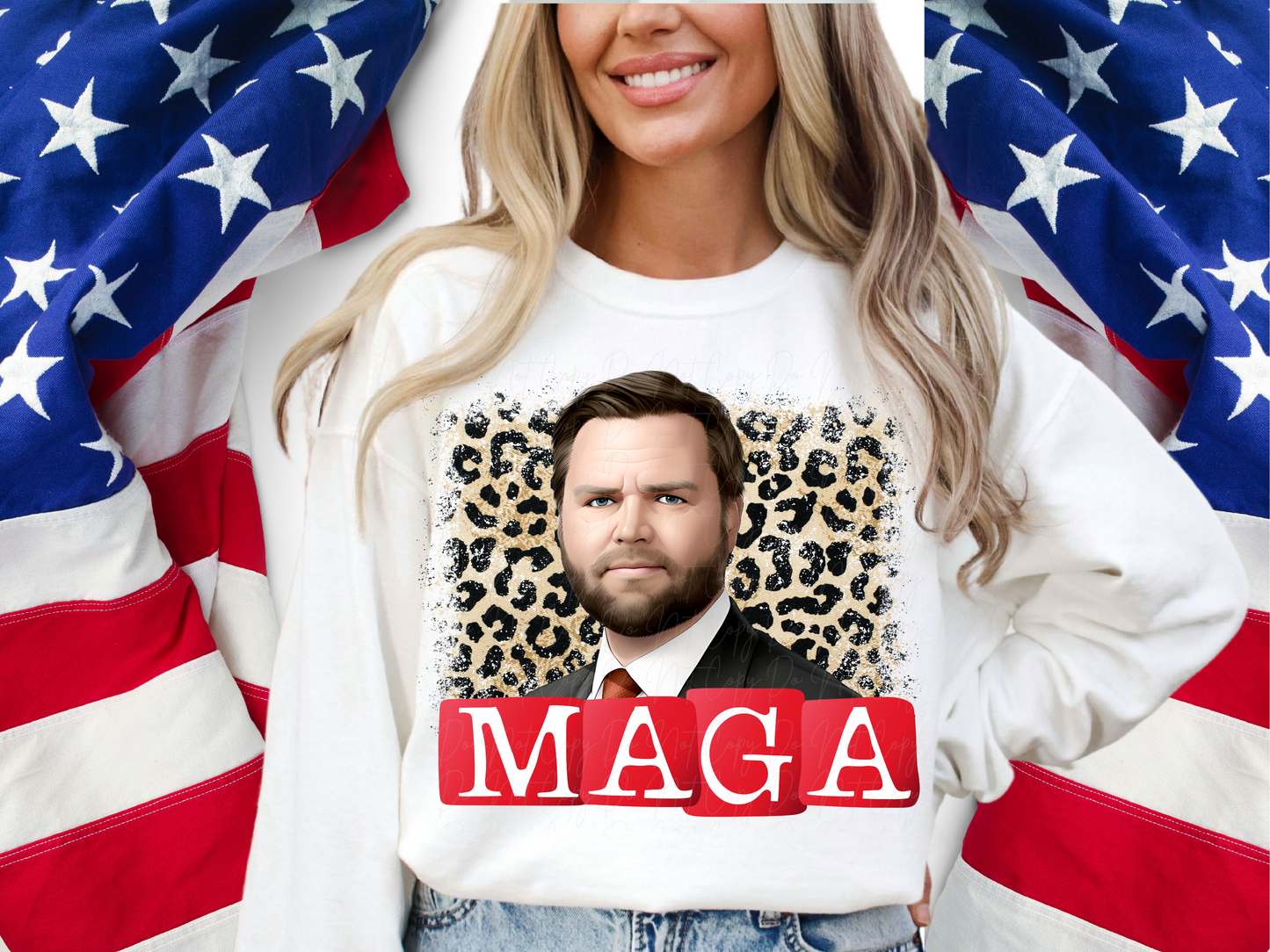 MAGA JD Vance Trump Political USA DTF Transfer - KPI2420