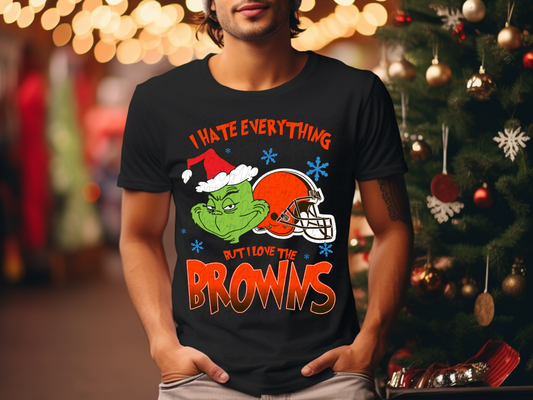 Cleveland Browns Mean Green Guy Christmas Football DTF Transfer - KPI2467