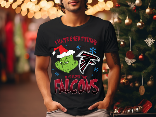 Atlanta Falcons Mean Green Guy Christmas Football DTF Transfer - KPI2477
