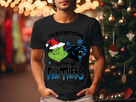 Carolina Panthers Mean Green Guy Christmas Football DTF Transfer - KPI2483