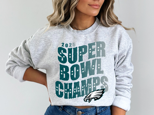 Philadelphia Eagles Super Bowl Champions Football DTF Transfer - KPI2494