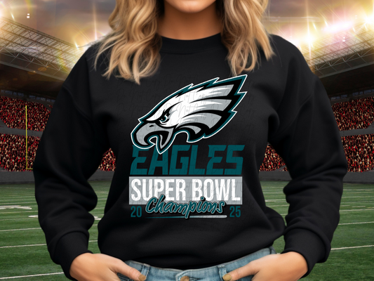 Philadelphia Eagles Super Bowl Champions Football DTF Transfer - KPI2495