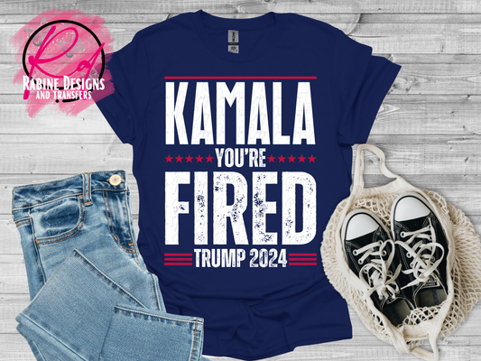 Kamala You're Fired Trump 2024 Shirt, Sweatshirt, or Hoodie