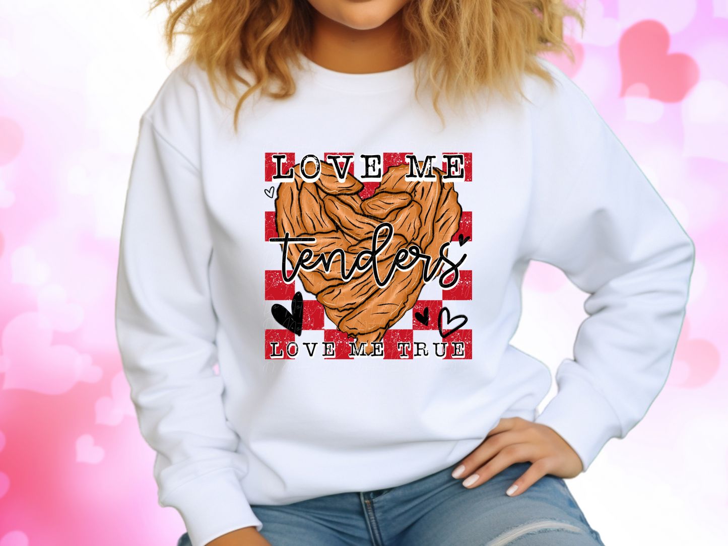 Love Me Tenders Love Me True Valentine's Day Sweatshirt