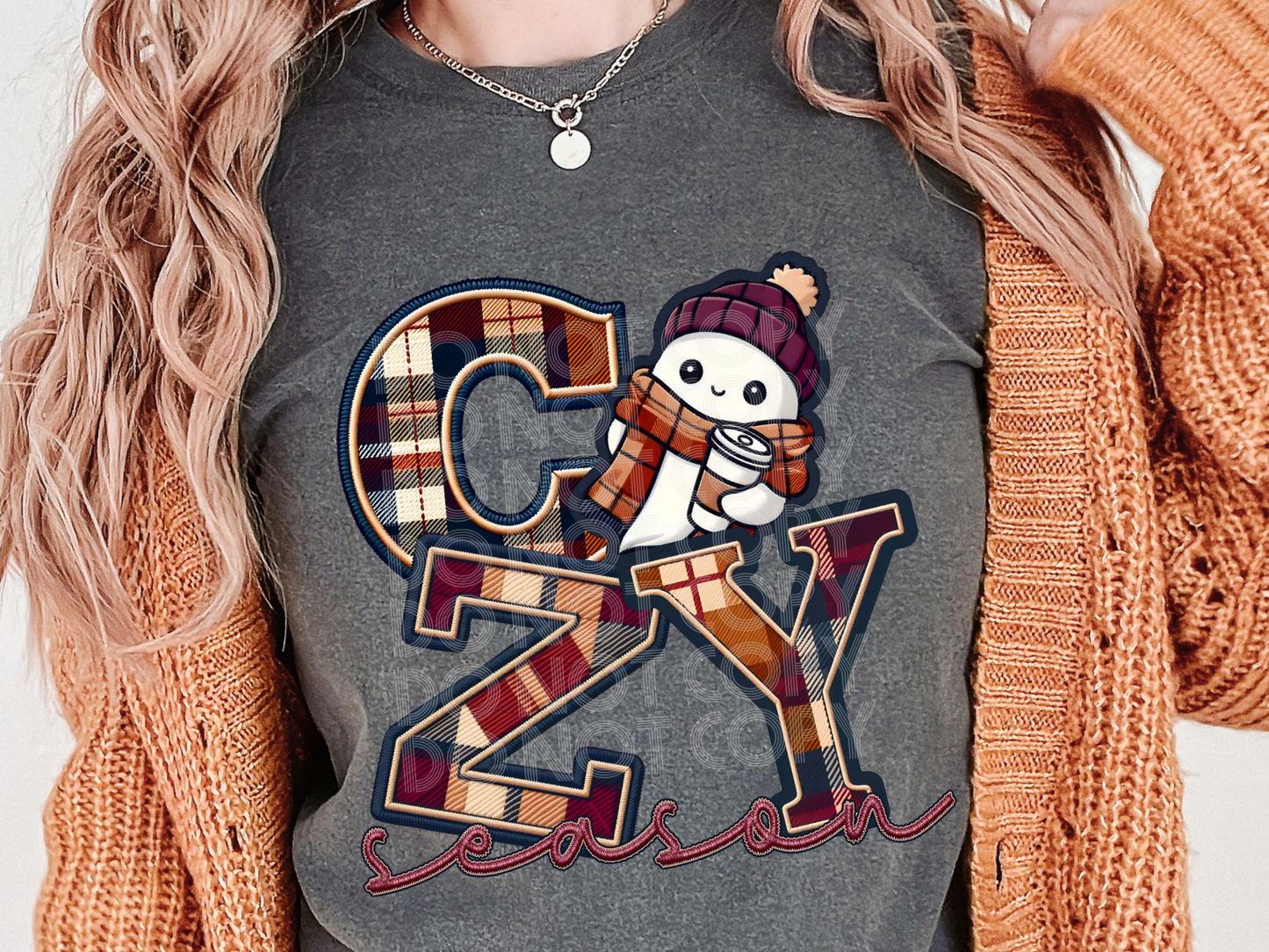 Cozy Flannel Season Cute Snowman Winter DTF Transfers - PHD1017