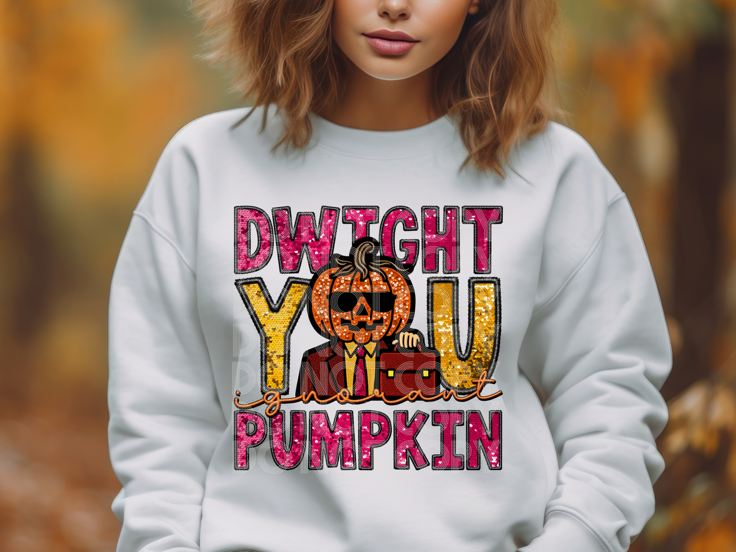 Dwight You Pumpkin Witch Halloween DTF Transfers - PHD1018