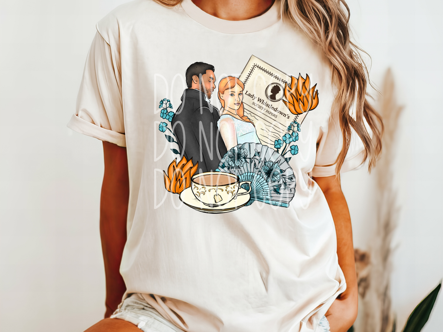 Lady Whistledowns Regency Couple Movie/TV Shows DTF Transfers - PHD1041