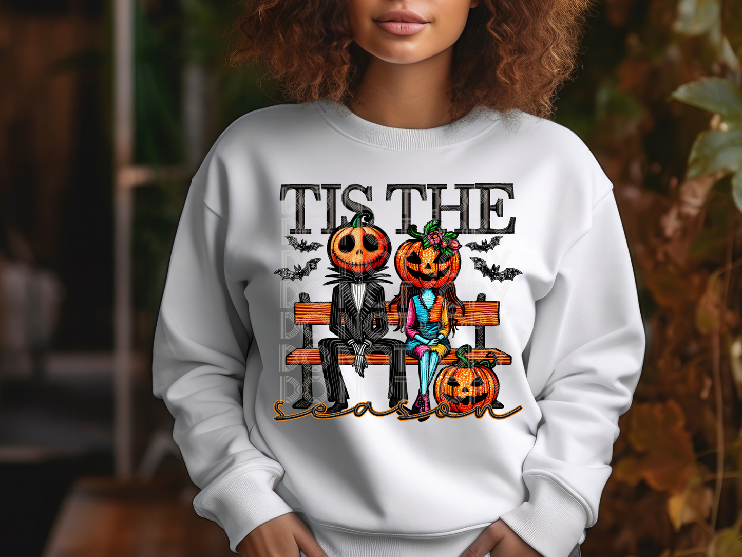 Tis The Season Nightmare Halloween DTF Transfers - PHD1049