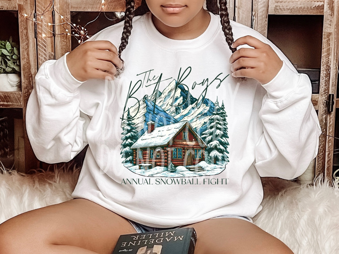 The Bat Boys Annual Snowball Fight Book Lovers DTF Transfer - PHD1183