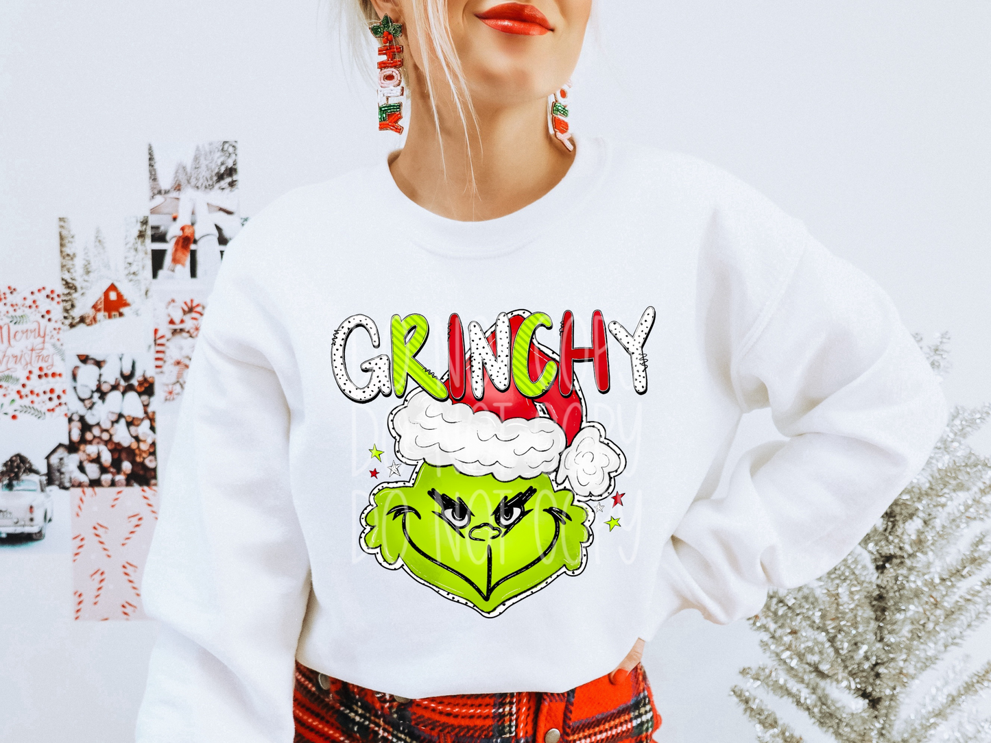 Mean Green One Christmas DTF Transfers - PHD1222