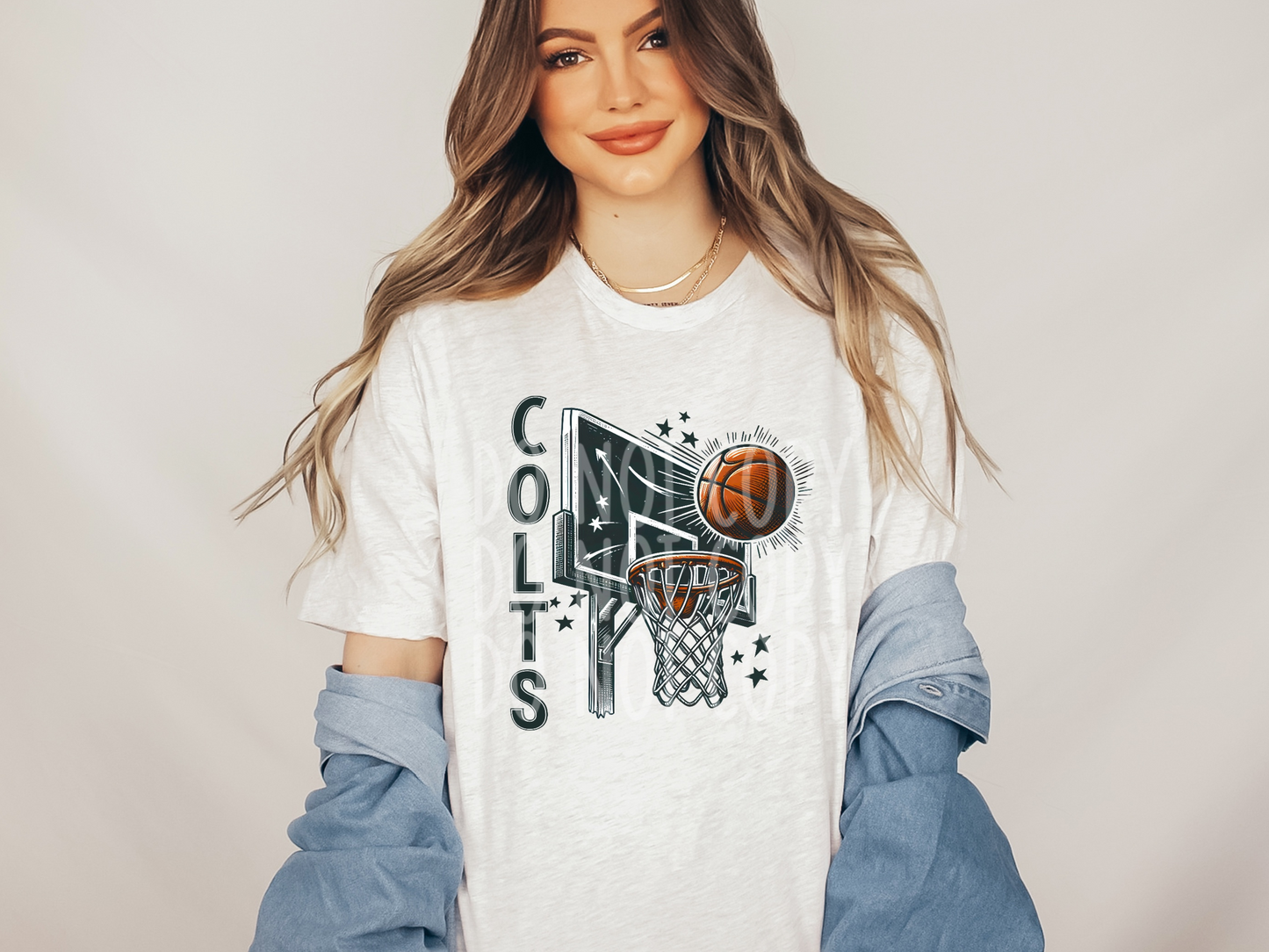 Colts Basketball Game Day DTF Transfer - PHD1258